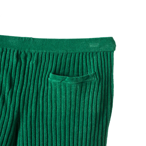 Bonsai Knit Loose Pant Green KN020 Degli Uberti